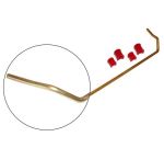 Sway bar lowered/narrowed (19 mm) front Beetle 1200/1300/1500 8.1965 and later Karmann Ghia 8.1965 and later